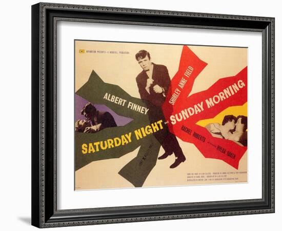 Saturday Night and Sunday Morning, 1961-null-Framed Art Print