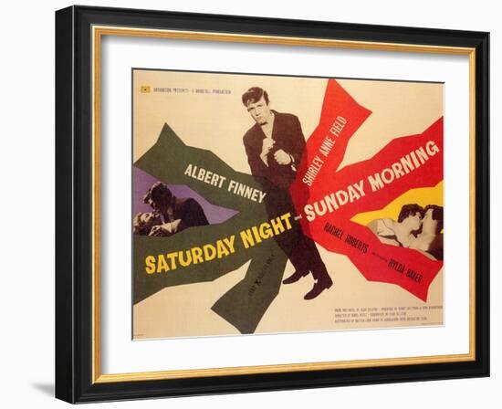 Saturday Night and Sunday Morning, 1961-null-Framed Art Print