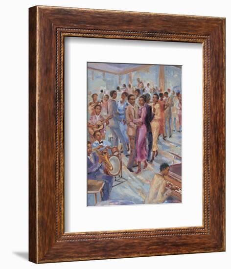 Saturday Night Social-Laforet-Framed Art Print