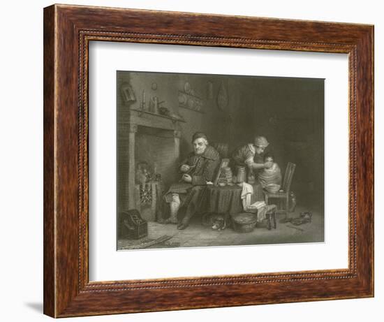 Saturday Night-Sir David Wilkie-Framed Giclee Print