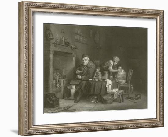 Saturday Night-Sir David Wilkie-Framed Giclee Print