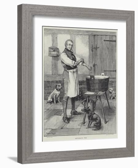 Saturday's Tub-Frank Dadd-Framed Giclee Print