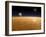 Saturn Above the Thick Atmosphere of its Moon Titan-Stocktrek Images-Framed Photographic Print