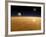 Saturn Above the Thick Atmosphere of its Moon Titan-Stocktrek Images-Framed Photographic Print