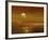 Saturn Above the Thick Atmosphere of its Moon Titan-Stocktrek Images-Framed Photographic Print