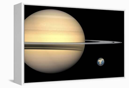 Saturn And Earth, Artwork-Walter Myers-Framed Premier Image Canvas