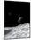 Saturn and Enceladus as Seen from the Moon Tethys-Stocktrek Images-Mounted Photographic Print