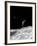 Saturn and Enceladus as Seen from the Moon Tethys-Stocktrek Images-Framed Photographic Print