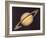 Saturn and Moons Rhea and Dione Taken by Nasa's Voyager 2 Spacecraft-null-Framed Photographic Print