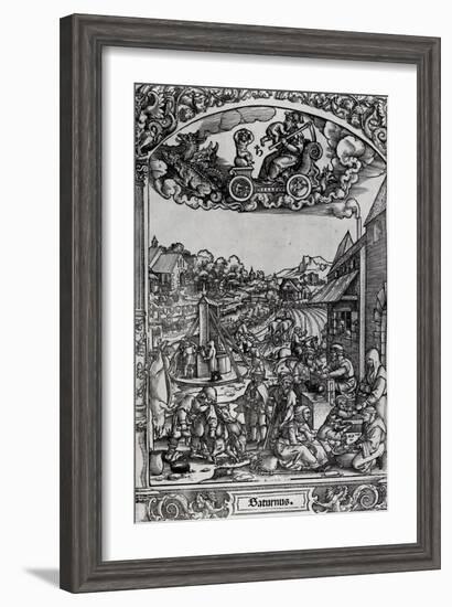 Saturn, C. 15th-null-Framed Giclee Print