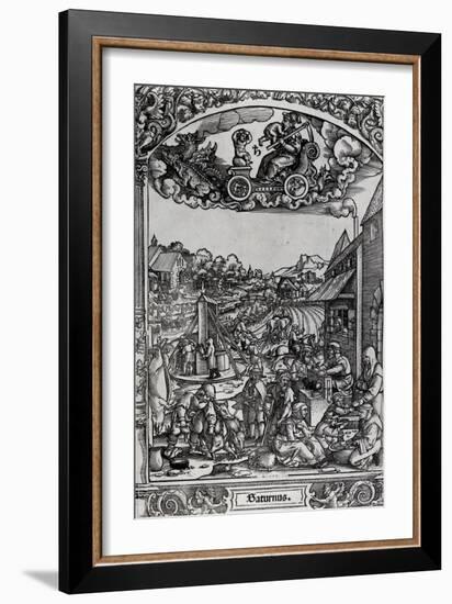 Saturn, C. 15th--Framed Giclee Print