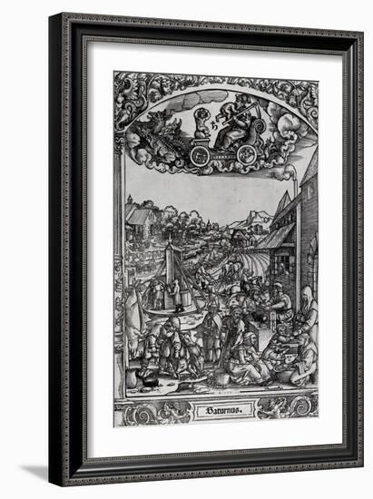 Saturn, C. 15th-null-Framed Giclee Print