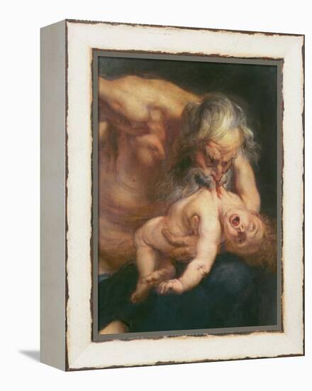 Saturn Devouring His Son, 1636-Peter Paul Rubens-Framed Premier Image Canvas