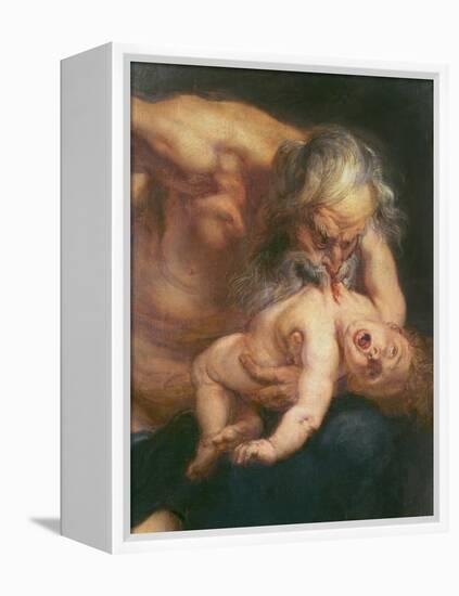 Saturn Devouring His Son, 1636-Peter Paul Rubens-Framed Premier Image Canvas