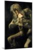 Saturn Devouring His Son. 1820-1823-Francisco de Goya-Mounted Art Print