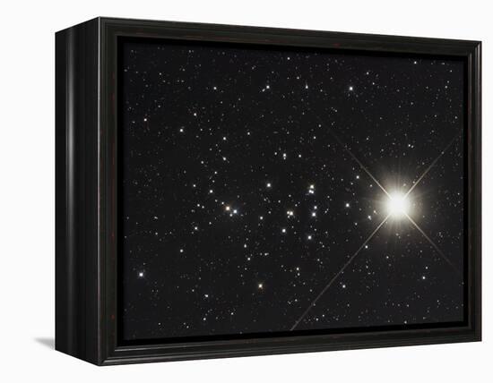 Saturn in the Beehive Star Cluster-null-Framed Premier Image Canvas