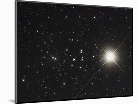 Saturn in the Beehive Star Cluster-null-Mounted Photographic Print