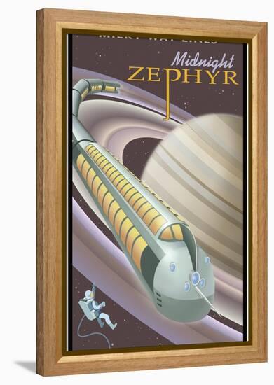 Saturn Midnight Zephyr-Steve Thomas-Framed Premier Image Canvas