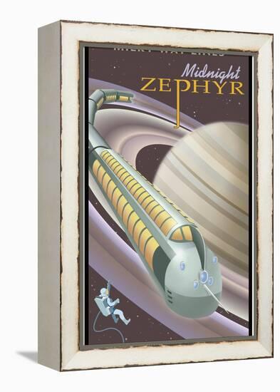 Saturn Midnight Zephyr-Steve Thomas-Framed Premier Image Canvas