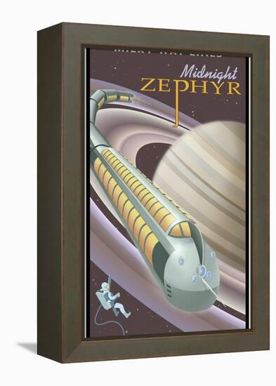 Saturn Midnight Zephyr-Steve Thomas-Framed Premier Image Canvas