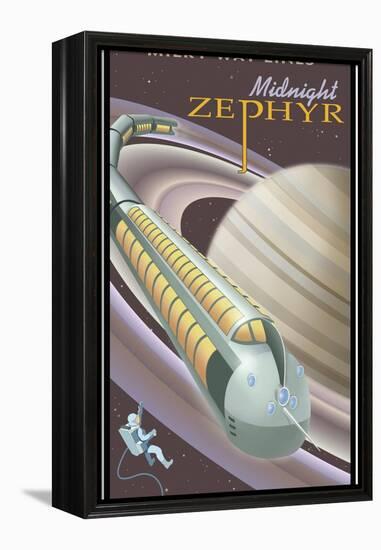 Saturn Midnight Zephyr-Steve Thomas-Framed Premier Image Canvas