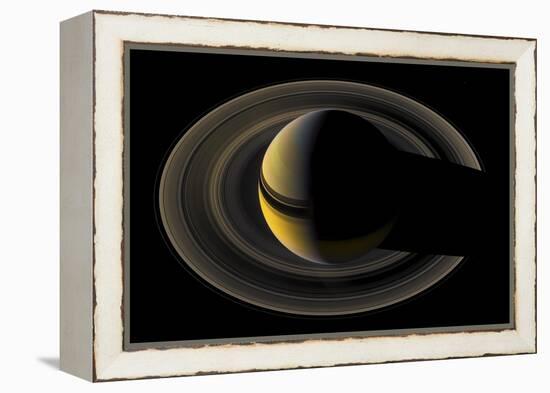 Saturn on the Final Frontier-null-Framed Premier Image Canvas