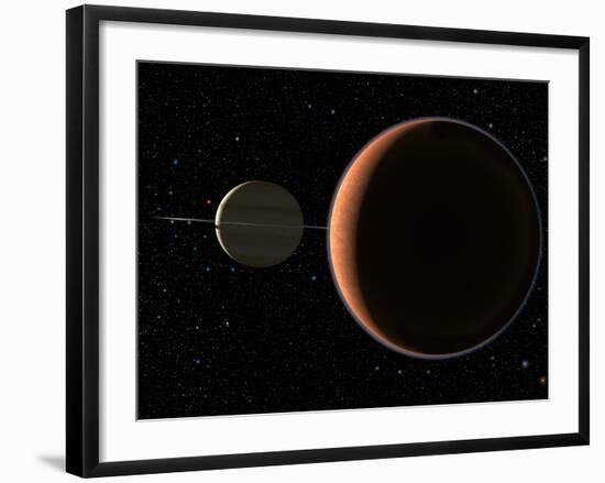 Saturn's Moon Titan-Chris Butler-Framed Photographic Print