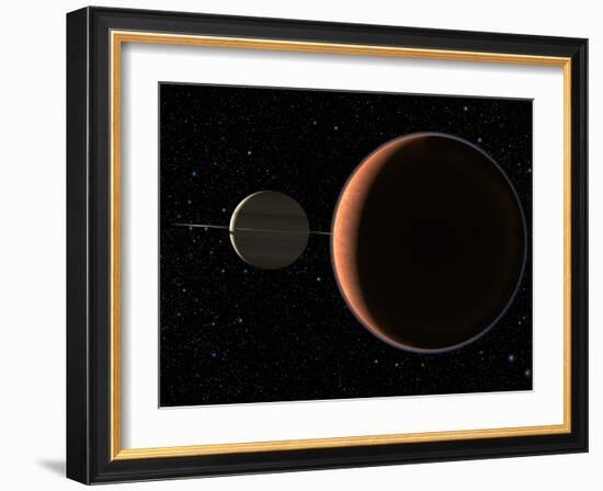 Saturn's Moon Titan-Chris Butler-Framed Photographic Print