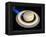 Saturn's North Pole Summer Storms-null-Framed Premier Image Canvas