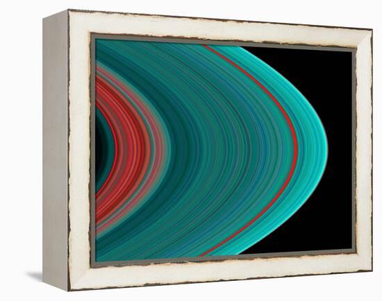 Saturn's Rings-null-Framed Premier Image Canvas