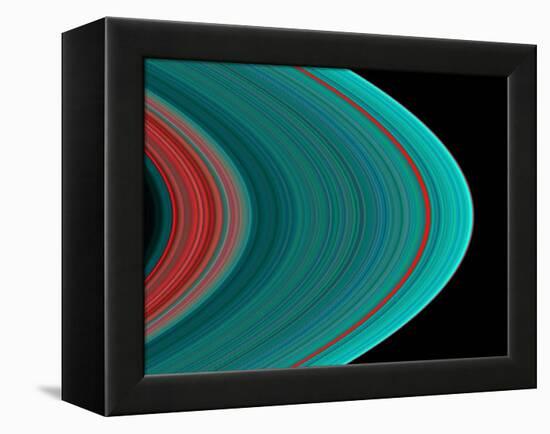 Saturn's Rings-null-Framed Premier Image Canvas