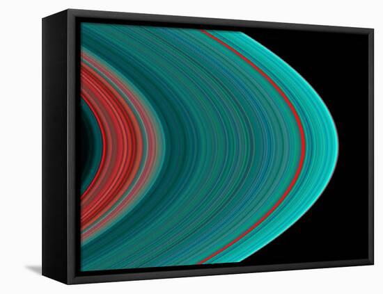 Saturn's Rings-null-Framed Premier Image Canvas