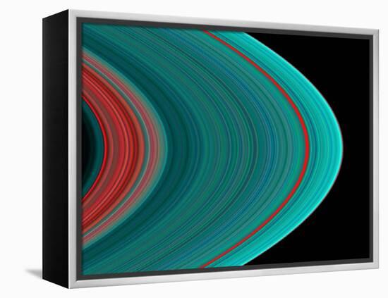 Saturn's Rings-null-Framed Premier Image Canvas