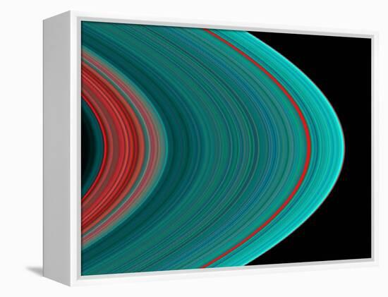 Saturn's Rings-null-Framed Premier Image Canvas