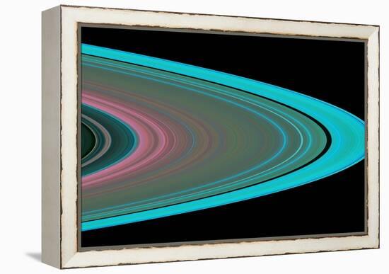 Saturn's Rings-null-Framed Premier Image Canvas