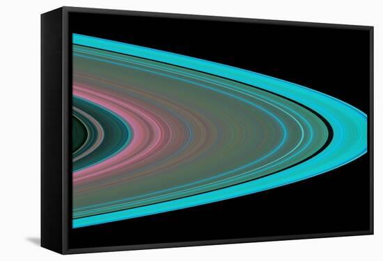 Saturn's Rings-null-Framed Premier Image Canvas