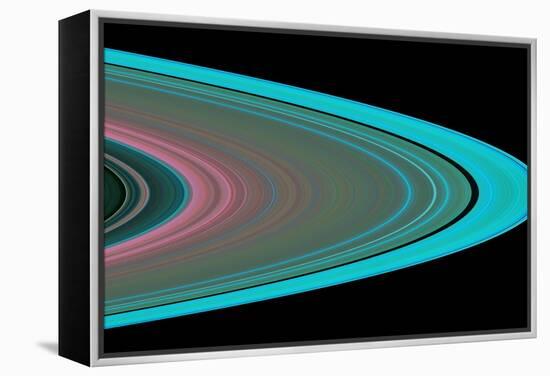 Saturn's Rings-null-Framed Premier Image Canvas