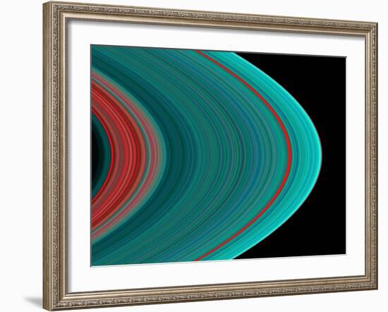 Saturn's Rings-null-Framed Photographic Print