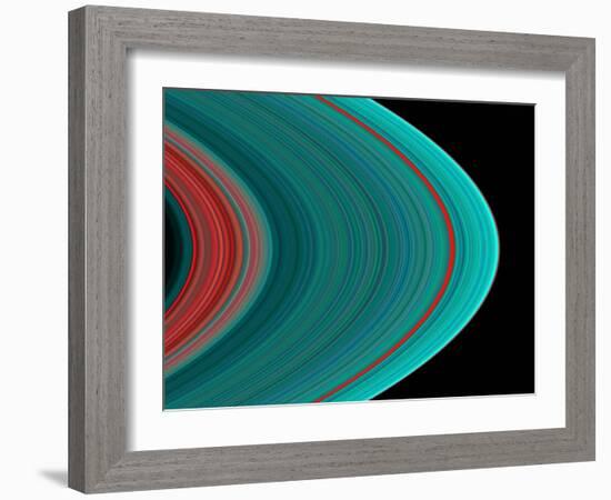 Saturn's Rings-null-Framed Photographic Print