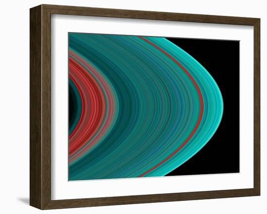 Saturn's Rings-null-Framed Photographic Print