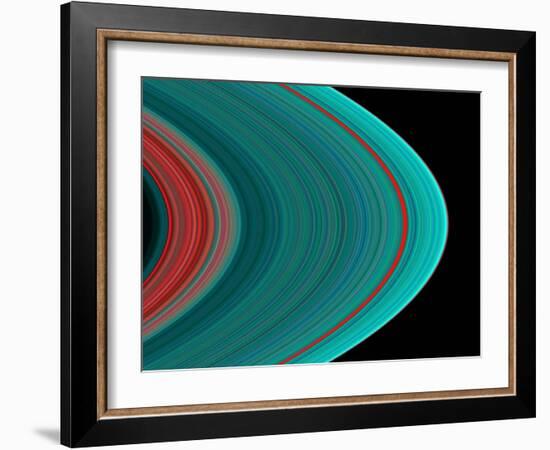 Saturn's Rings-null-Framed Photographic Print