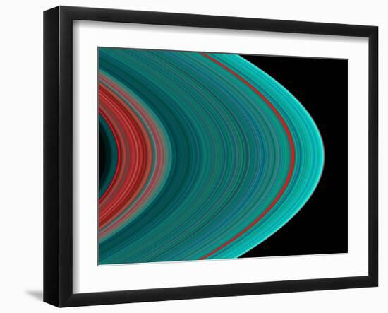 Saturn's Rings-null-Framed Photographic Print