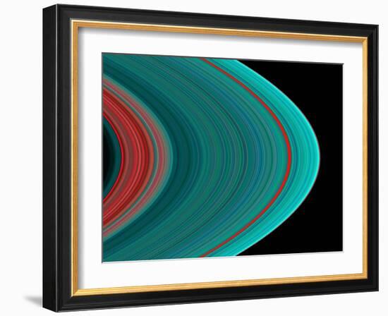 Saturn's Rings-null-Framed Photographic Print