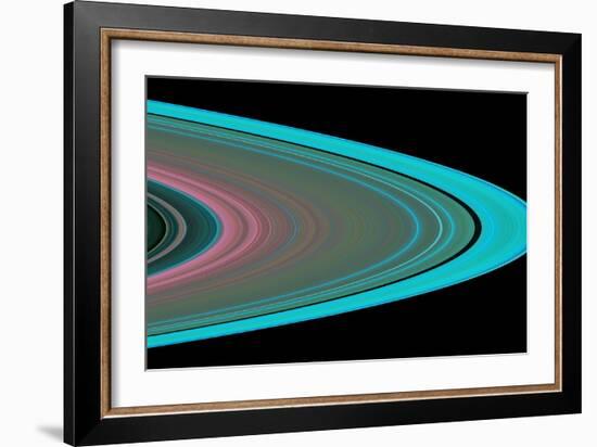 Saturn's Rings-null-Framed Photographic Print