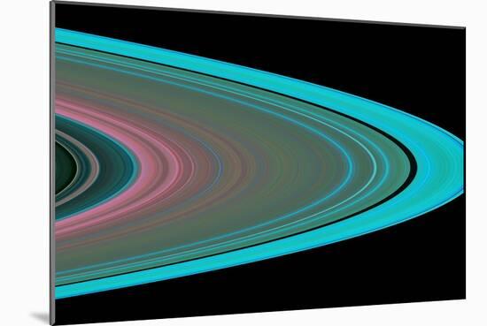 Saturn's Rings-null-Mounted Photographic Print