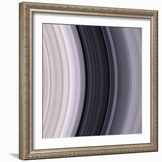 Saturn's Rings-Michael Benson-Framed Photographic Print