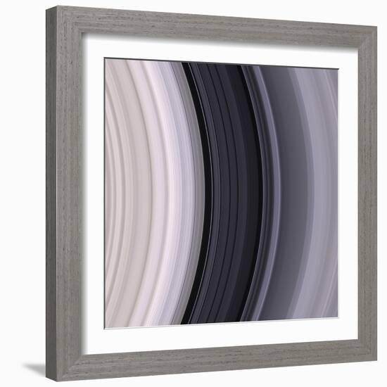 Saturn's Rings-Michael Benson-Framed Photographic Print