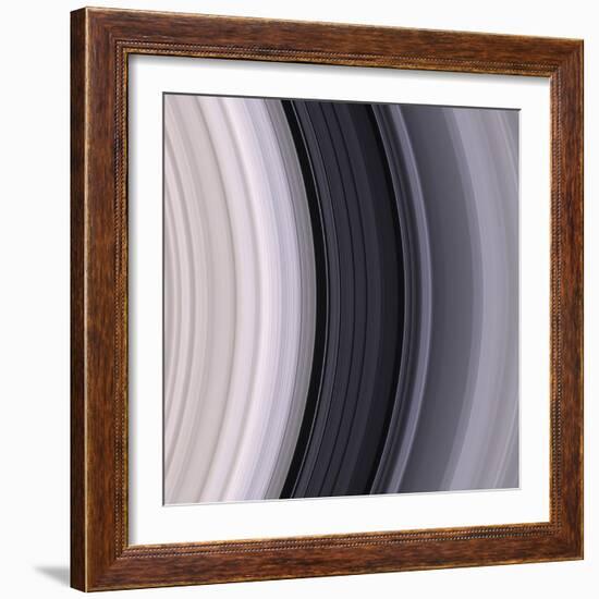 Saturn's Rings-Michael Benson-Framed Photographic Print