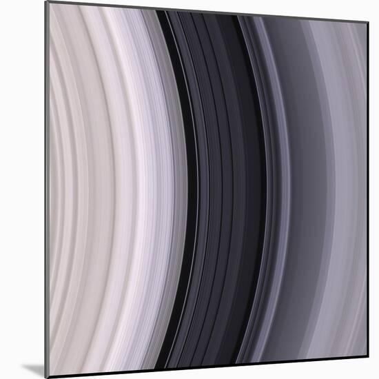 Saturn's Rings-Michael Benson-Mounted Photographic Print