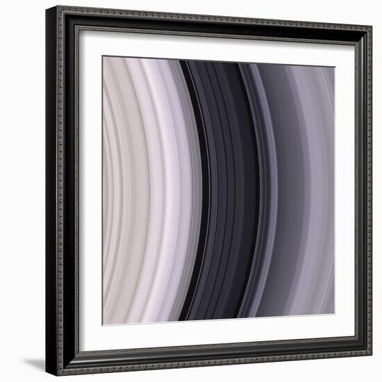 Saturn's Rings-Michael Benson-Framed Photographic Print